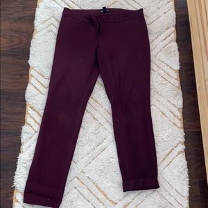 Maroon slacks